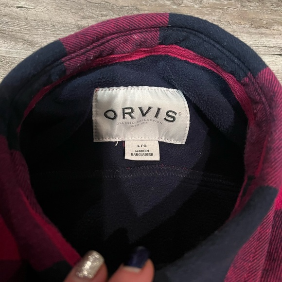 Orvis Flannel Button up Jacket - Picture 3 of 3